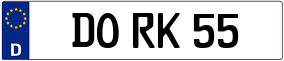 Truck License Plate